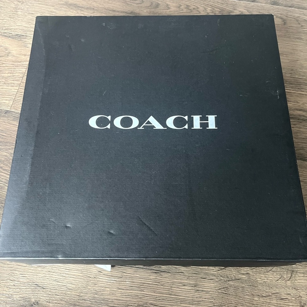 Coach Jane Bootie Womens Size 8 Black Leather Bootie, Sherpa Trim Side Zip NEW - Picture 10 of 16